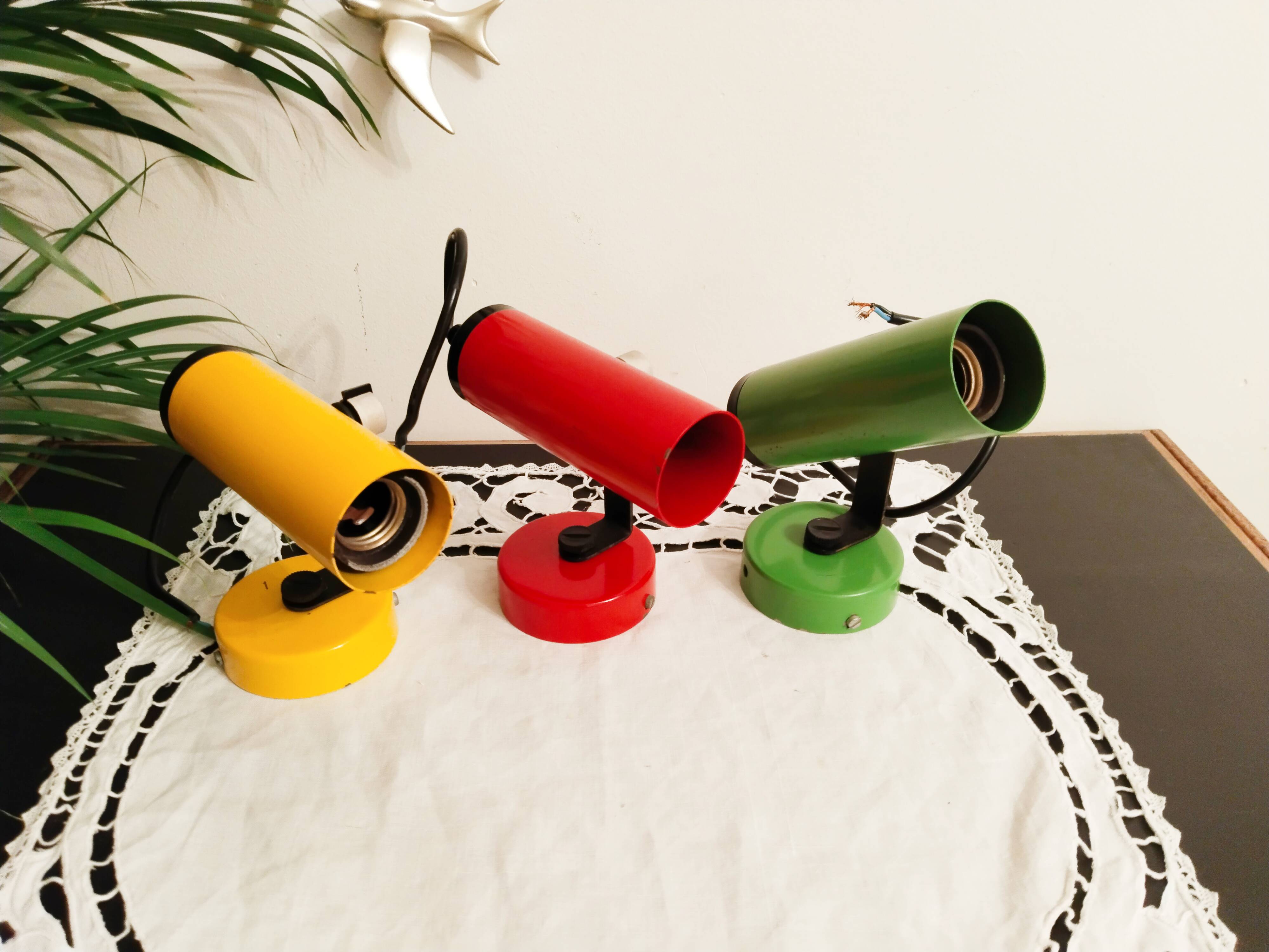 Lampes appliques , spots  , vintage , années 50