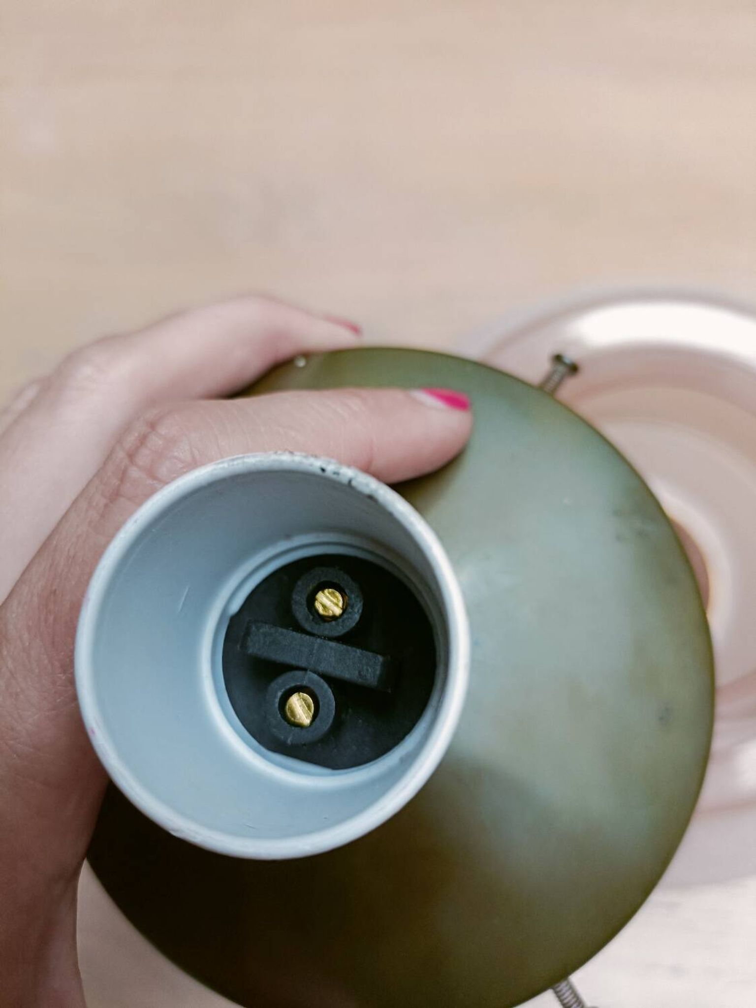Lustre, plafonnier en verre givré