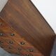 French fruitwood apothecary cabinet, ca 1950s