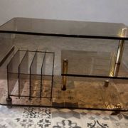 Coffee table / vinyl cabinet Michel Dumas – Roche Bobois – 1970s