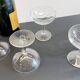 Duralex vintage champagne glasses