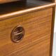 Teak Desk with 3 Drawers from GV Møbler, 1960s