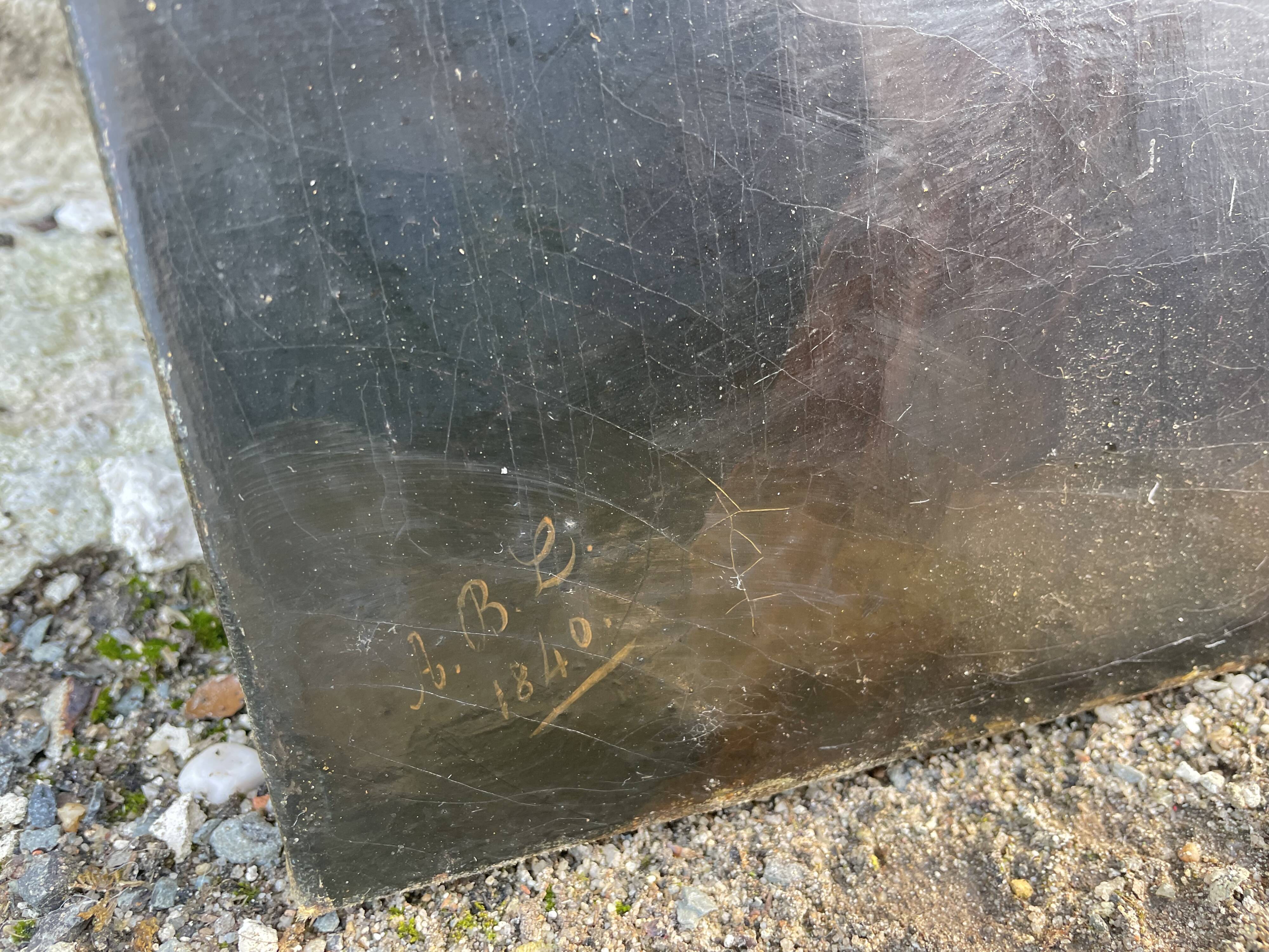 Oil on canvas early 19th signed