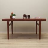 Teak table, Danish design, 1970s, production: Denmark
