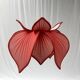 Set of Lotus fabric hanging lamps