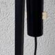 Black iron floor lamp