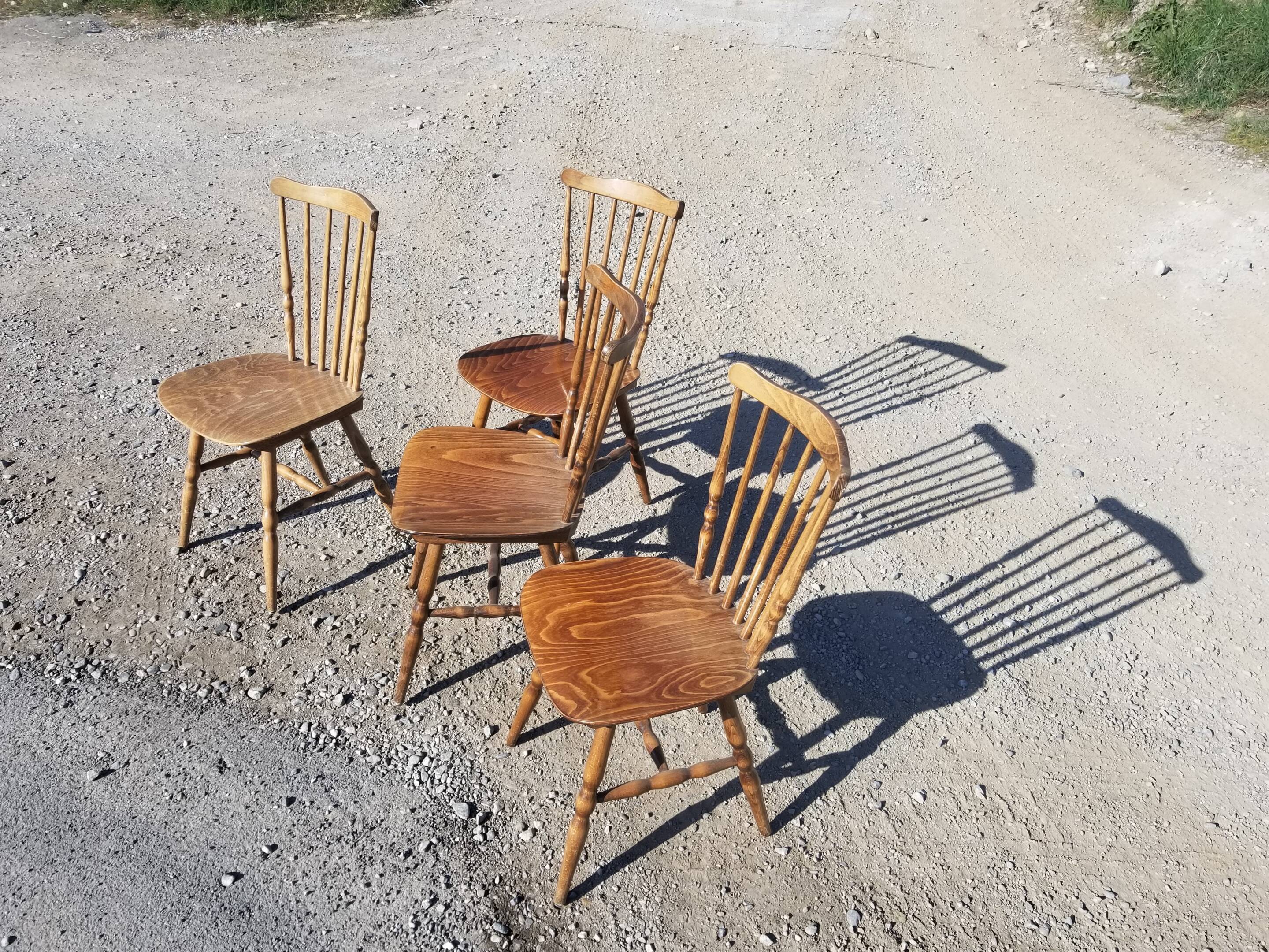 Series of 4 chairs bistro Baumann model Tacoma - 60s