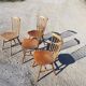 Series of 4 chairs bistro Baumann model Tacoma - 60s