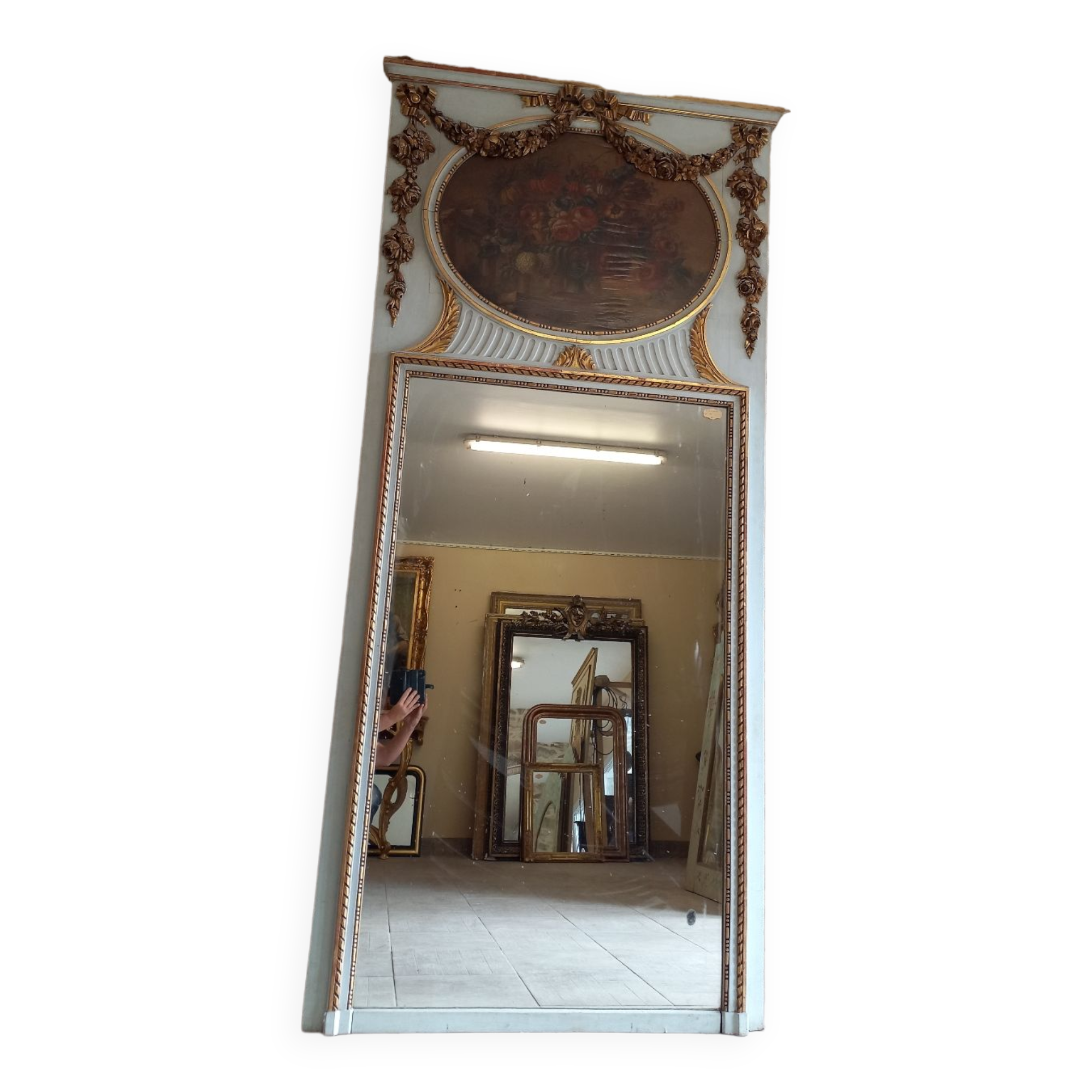 Trumeau XIXth style Louis XVI 235x110cm