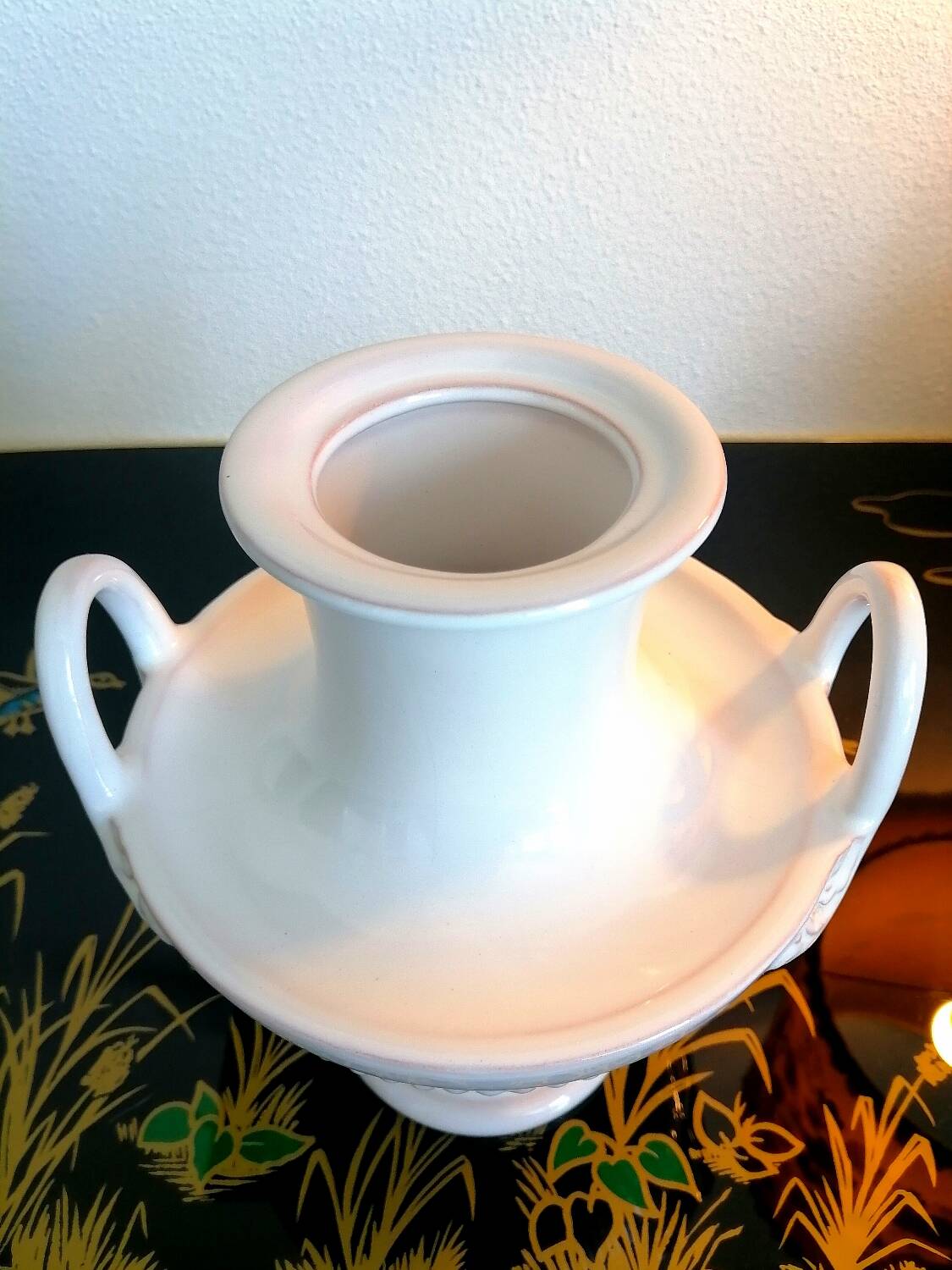 2 Niderviller Grand Siècle Beyerlé Style Calyx Krater vases
