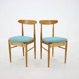 1960s Alan Fuchs 4 Rare Dining Chairs for ULUV, Czechoslovakia