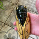 Set of 2 cicadas yellow ceramic vintage