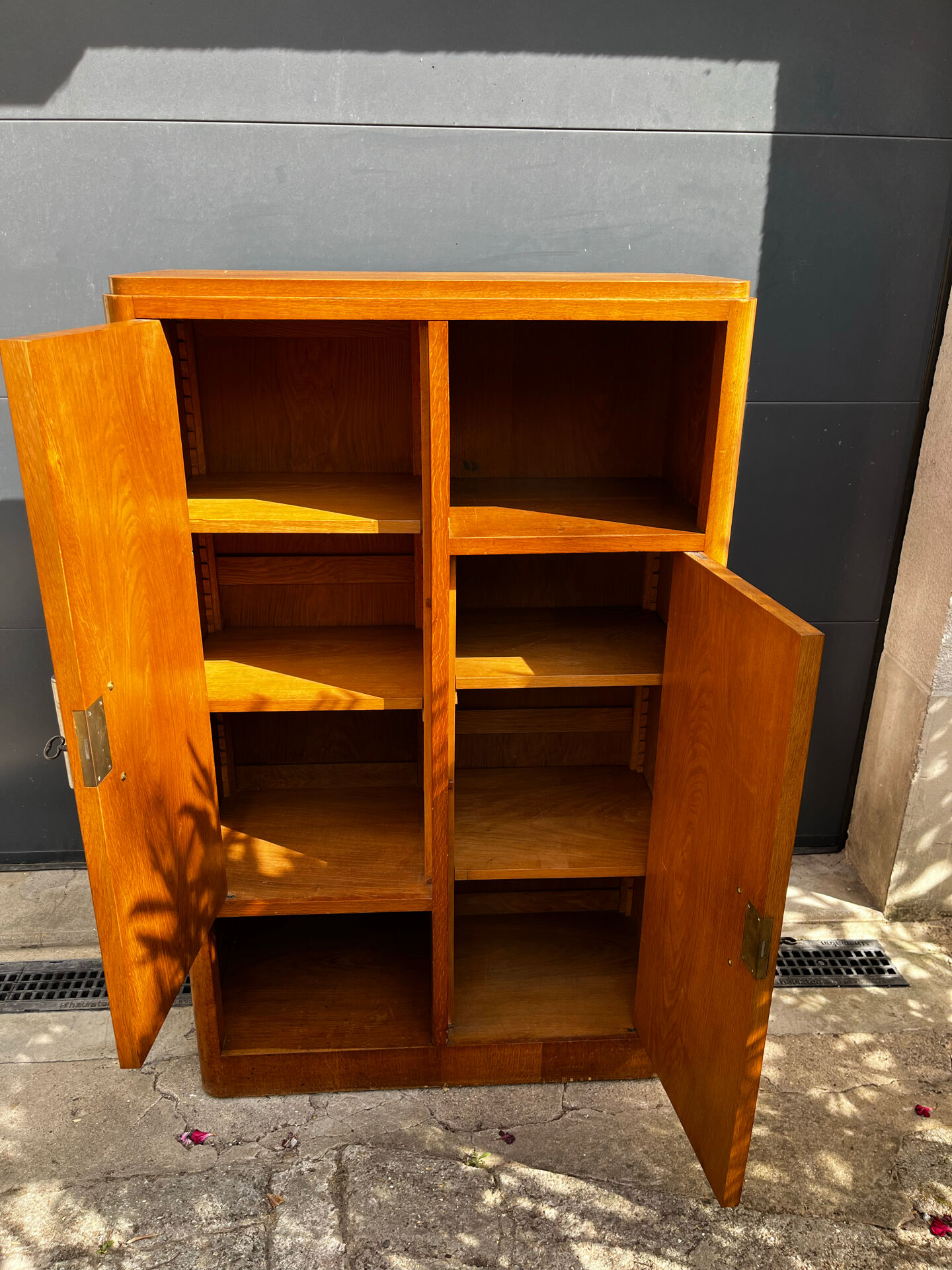 1960s wooden wardrobe