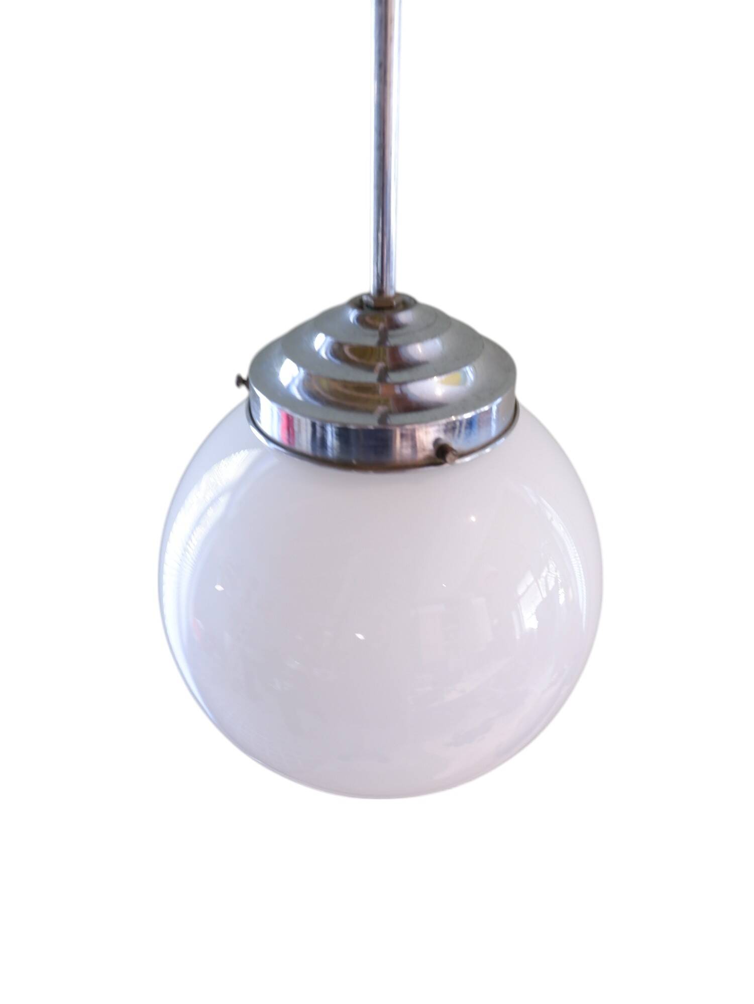 Art Deco Ball pendant lamp, 1930s