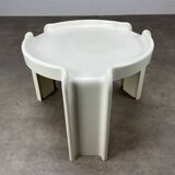 Giotto Stoppino side table, Kartell, 70s, space age style