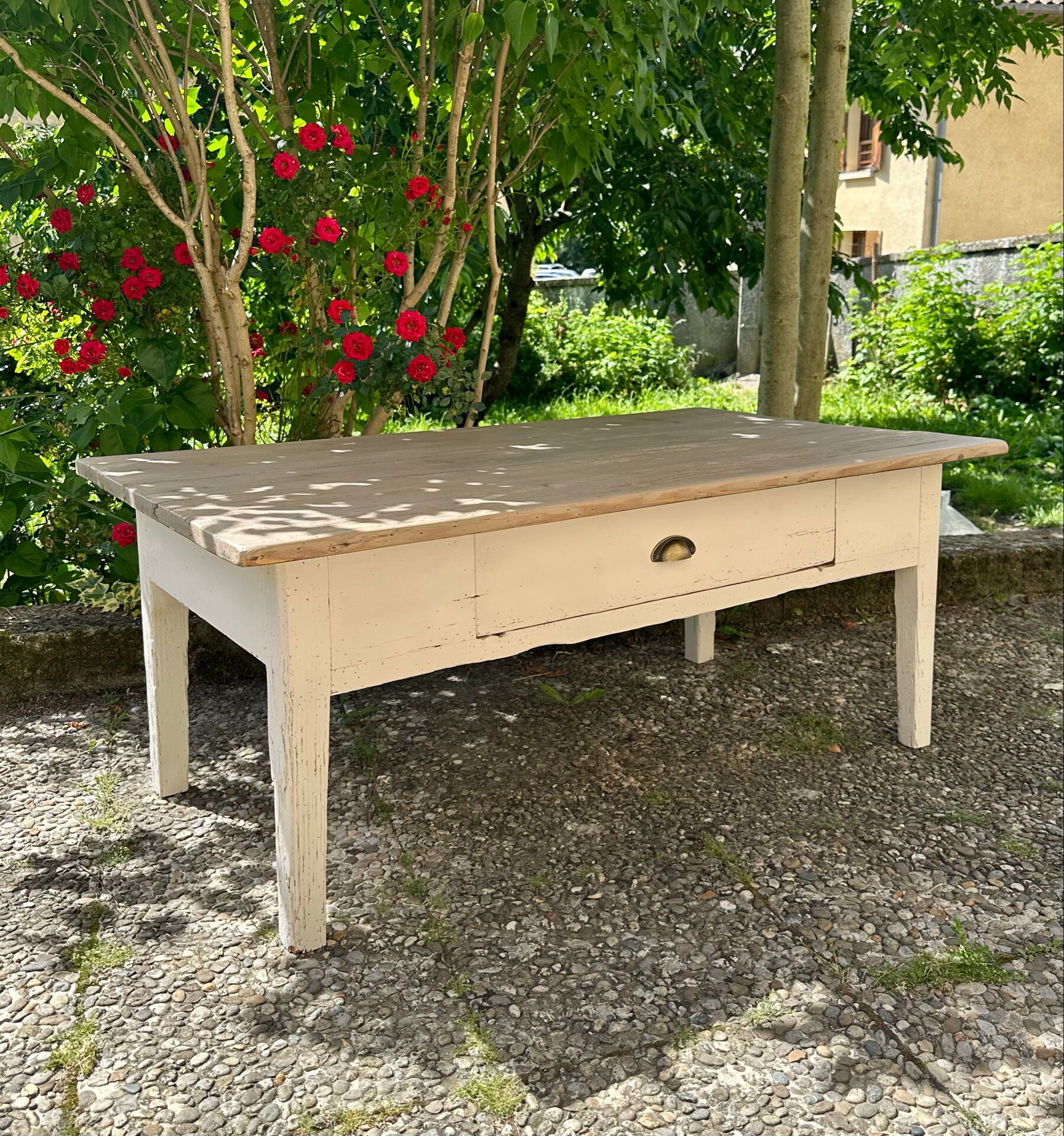 Table basse de ferme - rustique