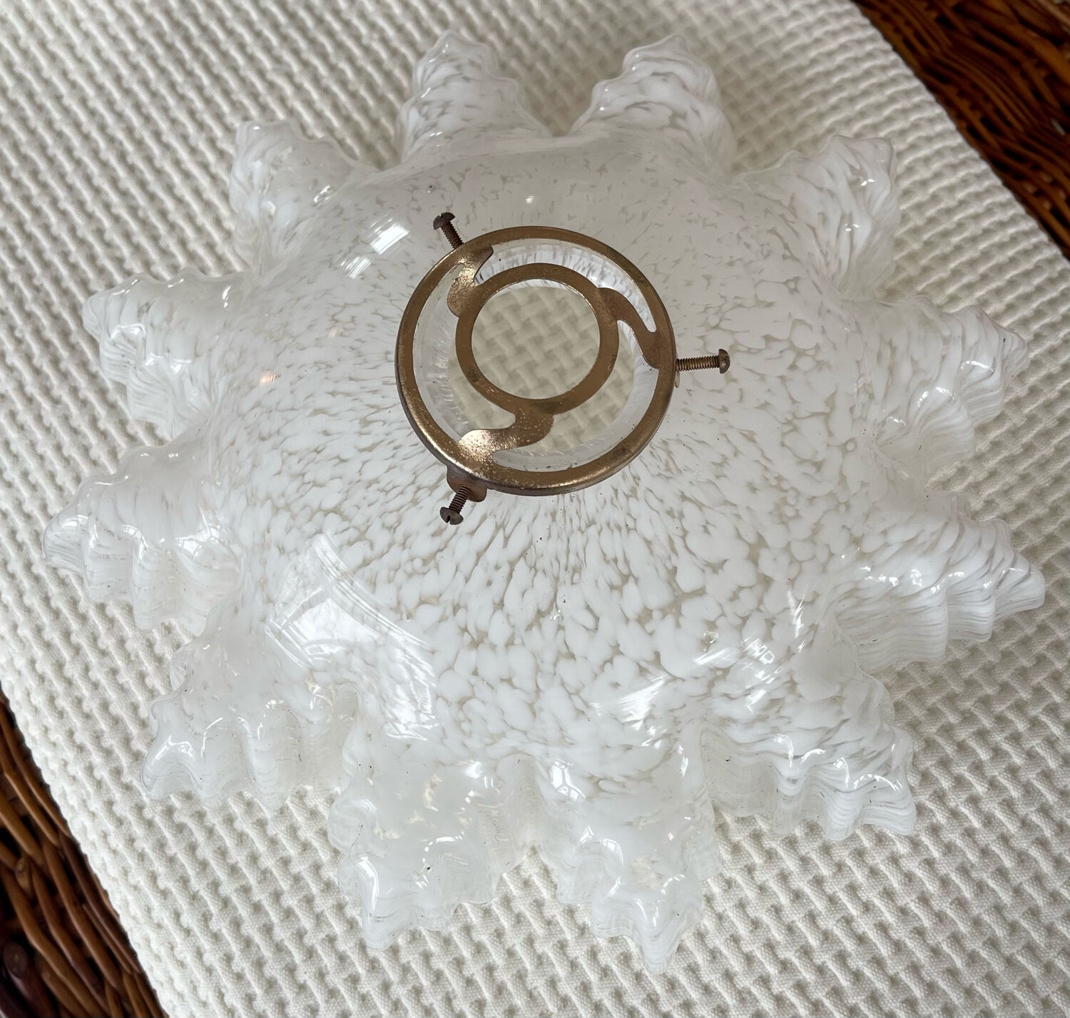 Clichy glass lampshade