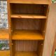 Bamboo cabinet woven and modular pine vintage 1960