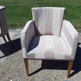 1 chair and 1 armchair, 60s