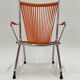 "Scoubidou" Orange Vintage 60's Folding Child's Armchair Chair