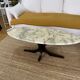 Coffee table with marble top