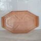 Art Deco Rosaline Style Pink Glass Tray