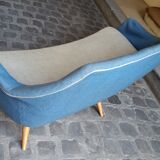 Sofa Sofa Arc curved EGG Scandinavian years 50-60