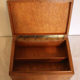 Box art-deco in elm magnifier