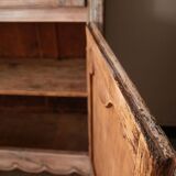 Patinated and sculpted buffet