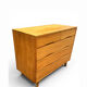 Scandinavian design chest of drawers in light teak – attributed to Arne Vodder – year