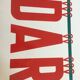 Phildard enamelled plaque White background red letters
