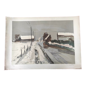 Lithographie par Georges Laporte