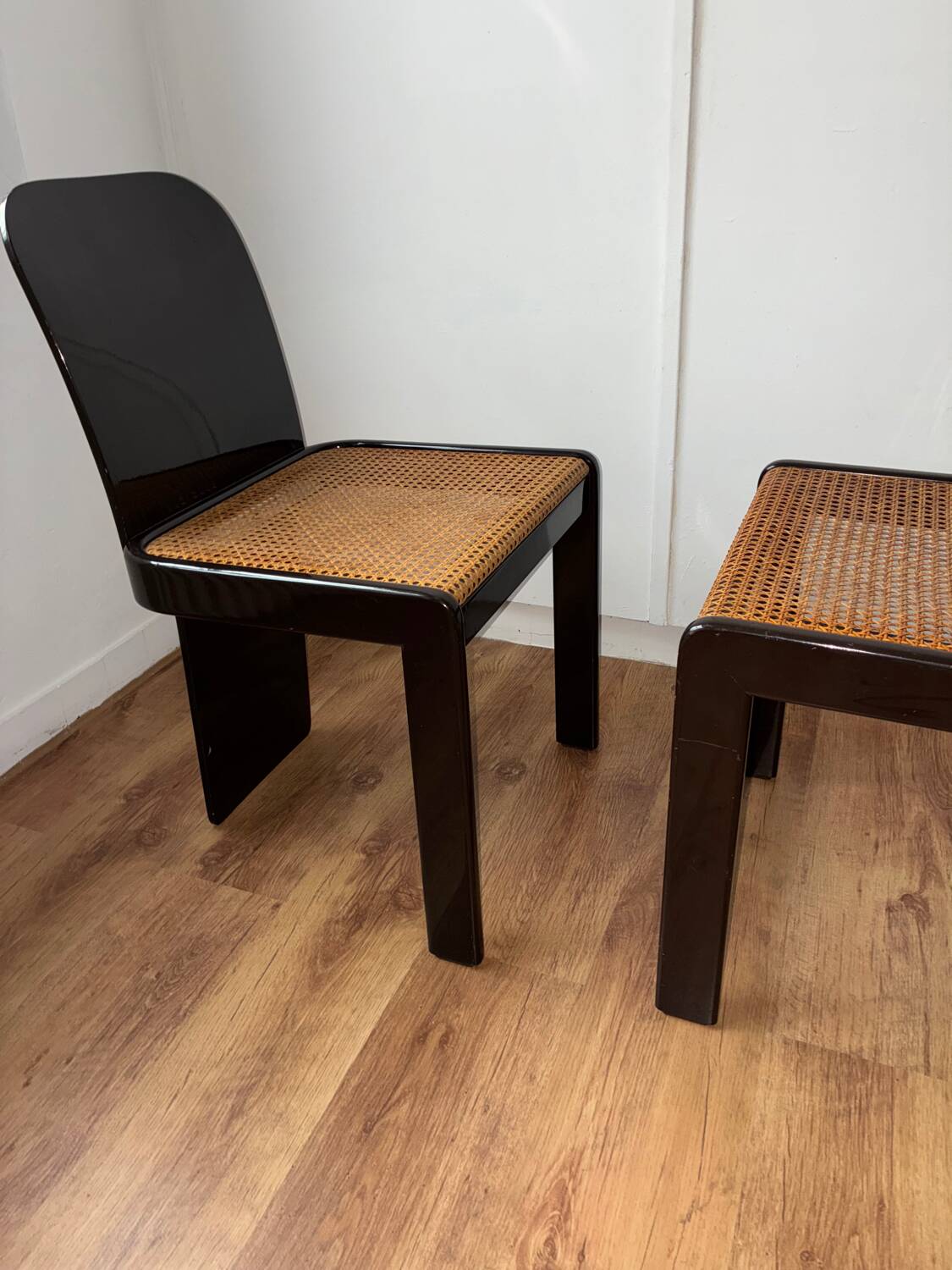 2 Pierluigi Molinari chairs 1970
