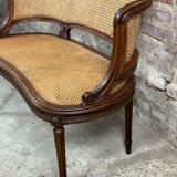 Louis XVI style basket bench