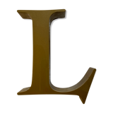 Lettre metal vintage l
