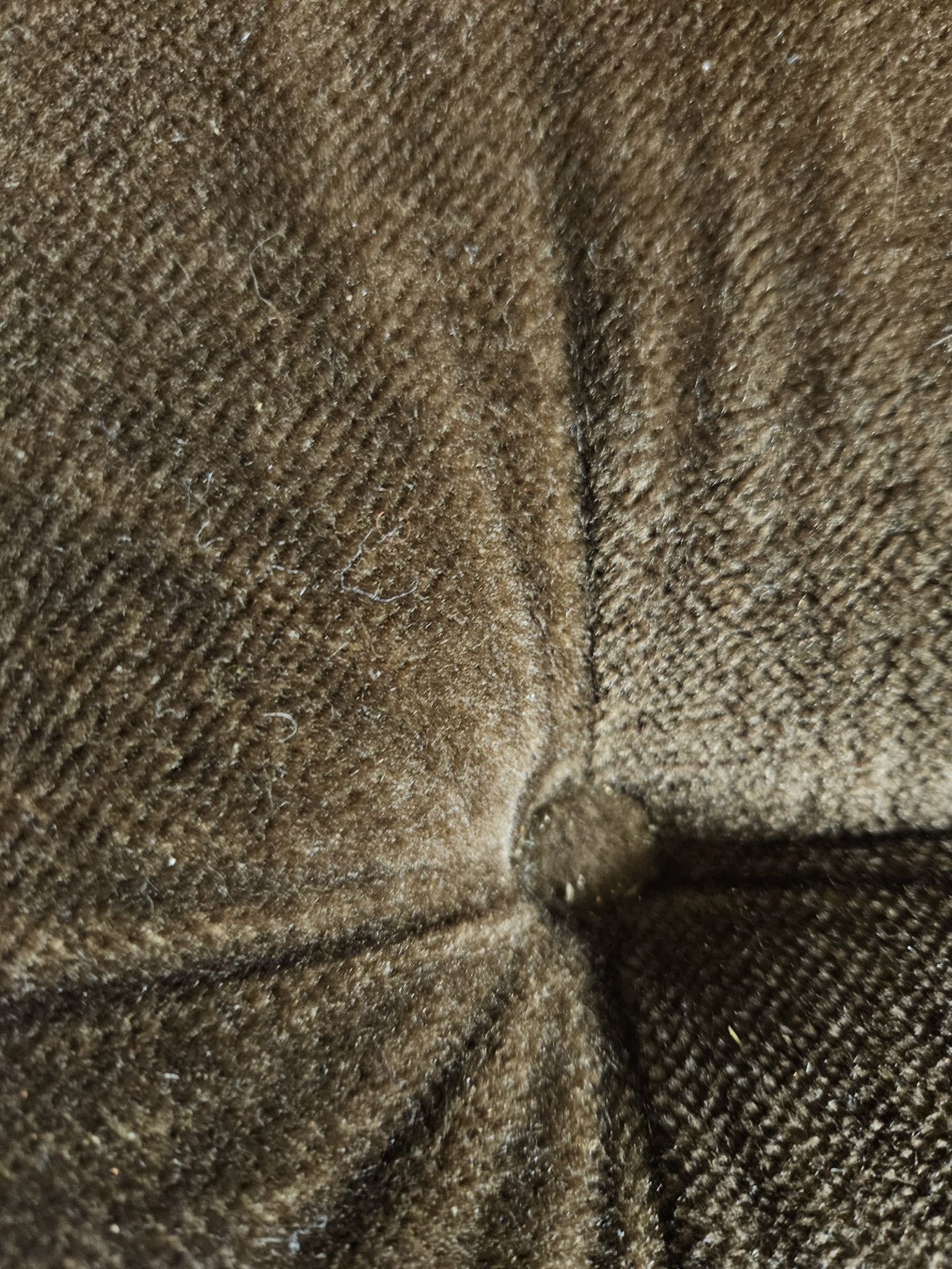 Paire de chaise fauteuil velour vintage  1970"
