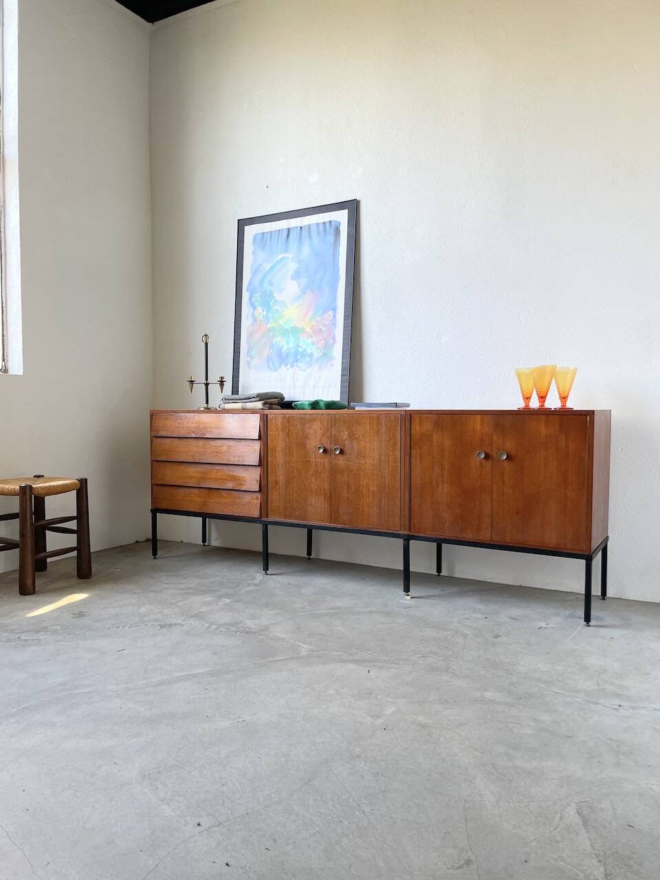Vintage 50s modernist sideboard