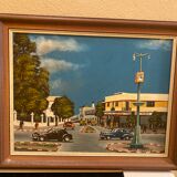 Tableau "Grand café de Paris" Rachid Errzieq