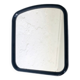 Vintage mirror with black plastic frame, 1970s
