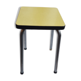 Yellow formica stool, 1970