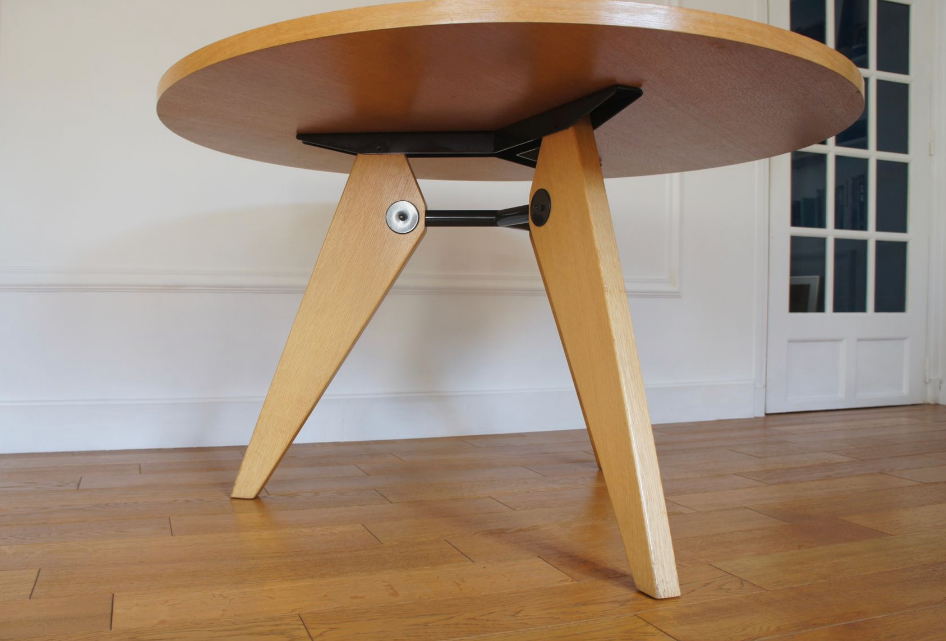 Pedestal table by Jean Prouvé for Vitra, 2003