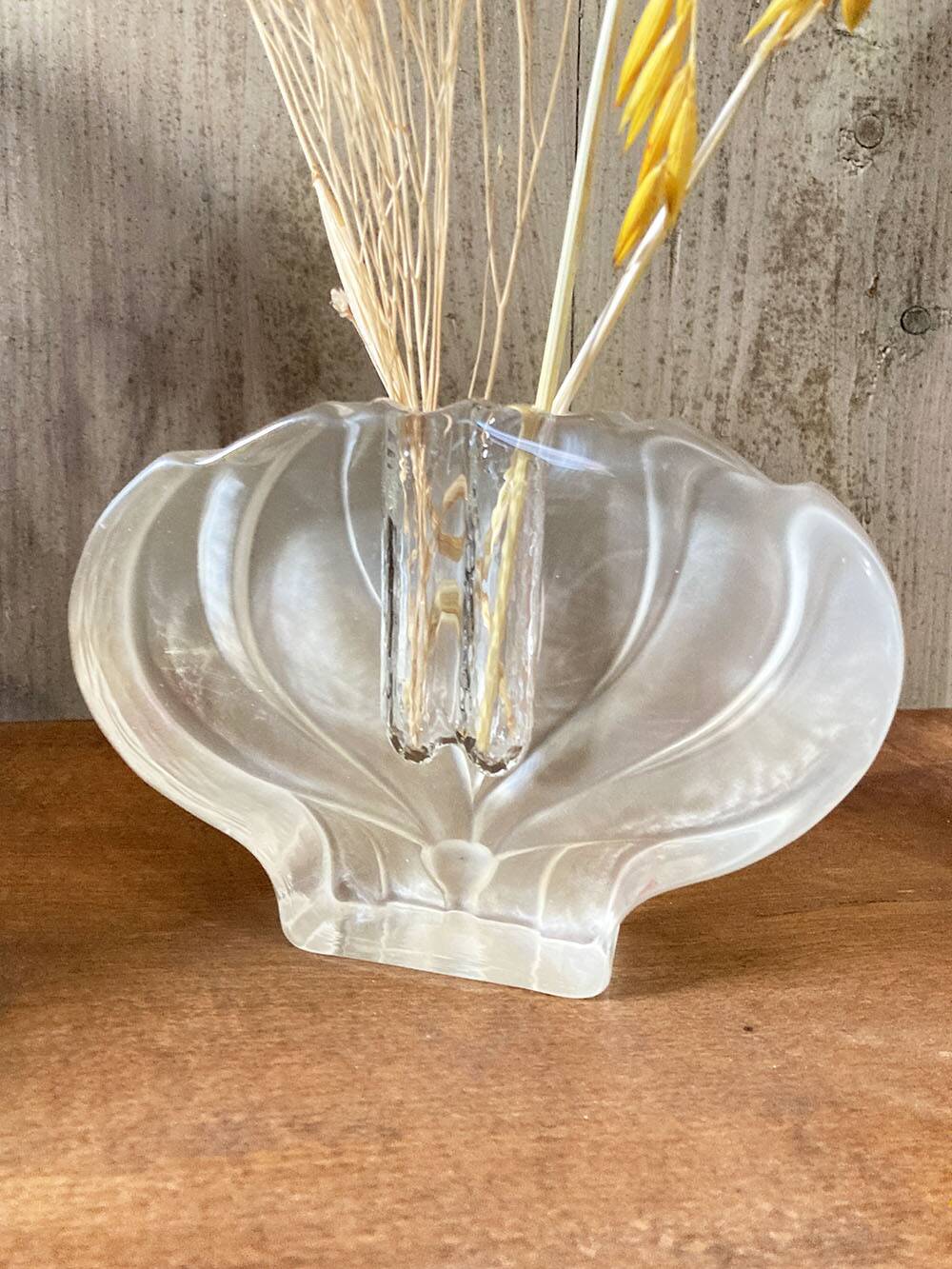 “Lotus” soliflore vase in Walther Glas crystal, Germany
