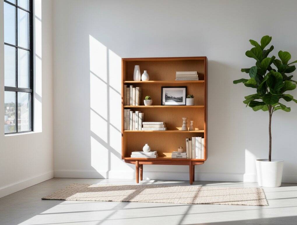 Teak bookshelf by Børge Mogensen for Søborg Møbelfabrik, 1960s