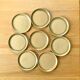 8 stoneware dessert plates