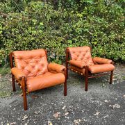 Pair of lounge chairs "Dickie" by Arne Norell – Sweden, 1970s
