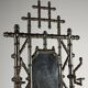 Faux bamboo coat rack cast iron ca. 1890