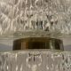 Mid-century crystal light pendant, 1970s