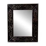 Miroir Murano en verre gravé