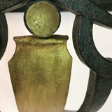 Wrought iron wall console