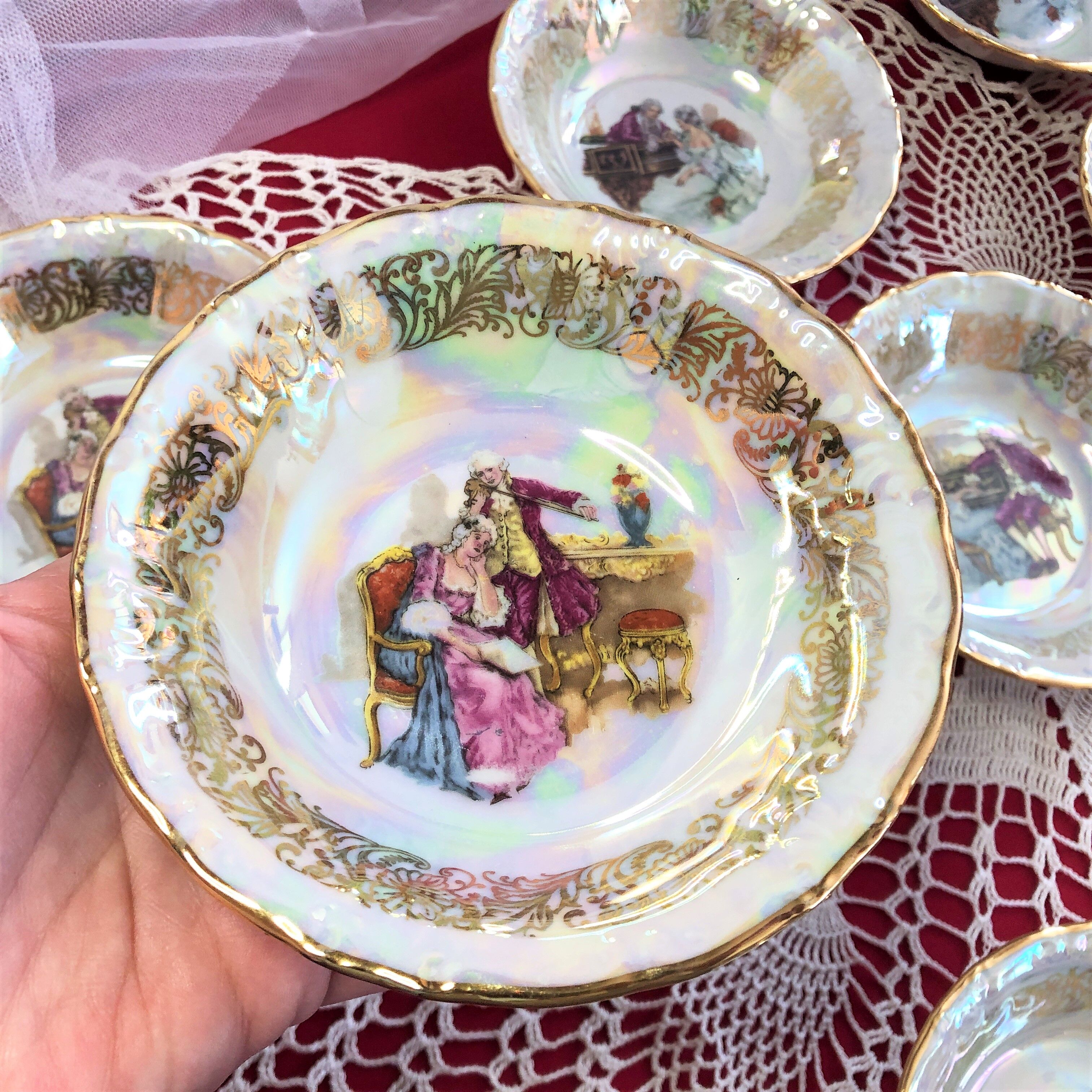COUPE À FRUITS Porcelaine ajourée 1900 vintage EUR 25,00 - FR